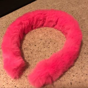 Pink Vegan/Fake Fur Headband